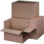 Fix-Aufrichtkarton, wiederverschliebar mit Automatikboden und Hhenrillung