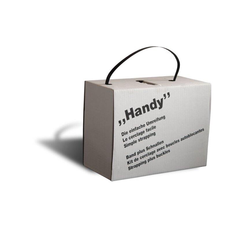 Handy-Set 600 Meter PP-Umreifungsband mit 200 Verschluschnallen