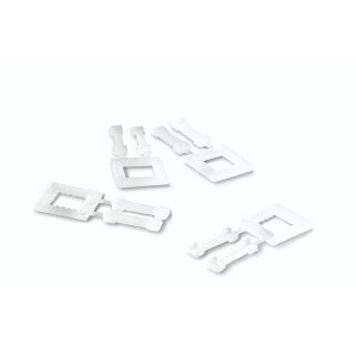 Kunststoffschnallen für bis zu 16 mm breite PP-Umreifungsbänder