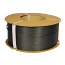 PP-Umreifungsband 5,0 &times; 0,47 mm gepr&auml;gt schwarz/wei&szlig; - 200 mm Kern
