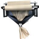 Abroller fr Packpapier mit Schlauchbildung und Abrifunktion fr bis zu 600 mm breite Papierrollen