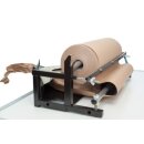 Papierabroller f&uuml;r Packpapier mit Schlauchbildung und Abri&szlig;funktion f&uuml;r bis zu 600 mm breite Papierrollen