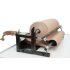 Papierabroller für Packpapier mit Schlauchbildung und Abrißfunktion für bis zu 600 mm breite Papierrollen