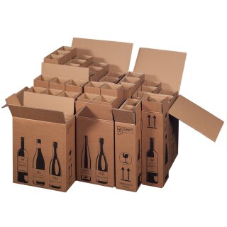 Weinkarton für 3 Flaschen, PremiumLine PTZ geprüft