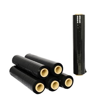 Handstretchfolie opak schwarz, L=270 m, B=500 mm, 20 my