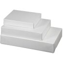 Faltbodenschachtel, wiederverschließbar, weiß
