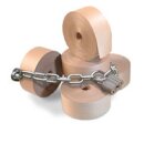 Nass-Klebeband 70 mm x 100 m, braun, Gitterverst&auml;rkt f&uuml;r Curby