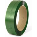 PET-Umreifungsband: 12.0 mm, grün, Kern: 407 mm