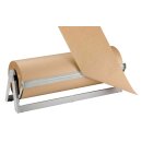 Papierabroller f&uuml;r Packpapier mit Abri&szlig;schiene f&uuml;r bis zu 600 mm breite Papierrollen