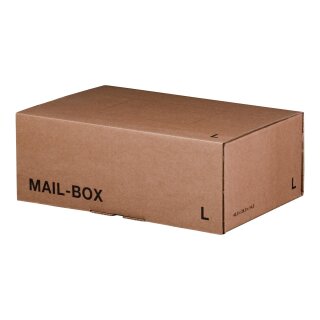 Mail-Box L, braun, 395 x 248 x 141 mm, 20 Stk. gebündelt