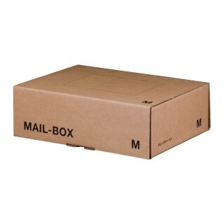 Mail-Box M, braun, 331 x 241 x 104 mm, 20 Stk. gebündelt