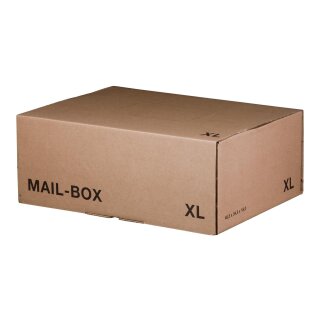 Mail-Box XL, braun, 460 x 333 x 174 mm, 20 Stk. gebündelt