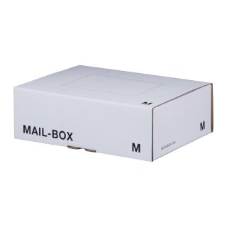 Mail-Box M, weiß, 331 x 241 x 104 mm, 20 Stk. gebündelt