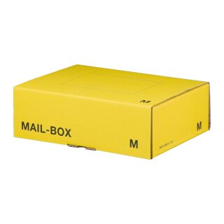 Mail-Box M, gelb, 331 x 241 x 104 mm, 20 Stk. gebündelt