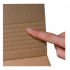 Ordnerversandverpackung mit Haftklebung und Aufreißfaden braun