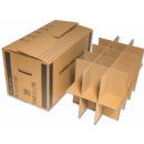 Gläserkarton mit Unterteiler für 15–30...