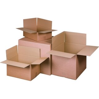 Versandkarton 2-wellig 600×500×500 mm, braun