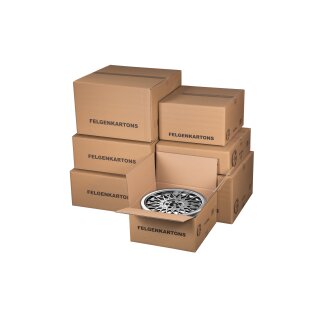 Felgenversandkarton, 15–22 Zoll, braun –...