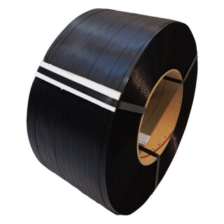 PP-Umreifungsband 12,0×0,65 mm geprägt schwarz...