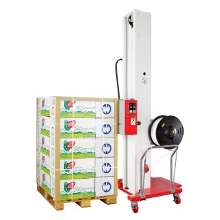 VU-502HVB Akku – Mobile Paletten-Umreifungsmaschine horizontal | 12 mm PP | 175–2.200 mm
